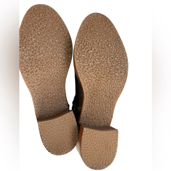 Frye Camryn Tall Shaft Harness Boots Black Leather in Sz 9 - Picture 5 of 12